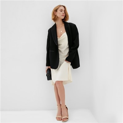 Платье женское MINAKU: Casual Collection, бежевое, размер 44