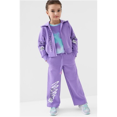 Брюки трикотажные для девочек PLAYTODAY, 1243220