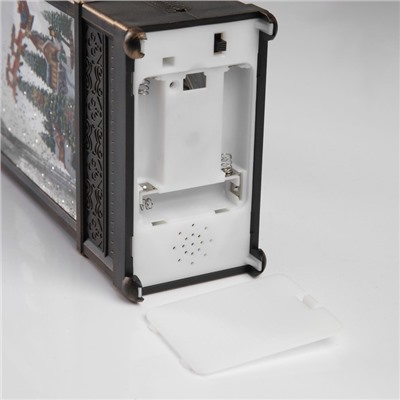 Фигура светодиодная «Зимний городок», 36×12.8×6.5 см, музыка, батарейки ААх3 (не в комплекте), USB, свечение тёплое белое