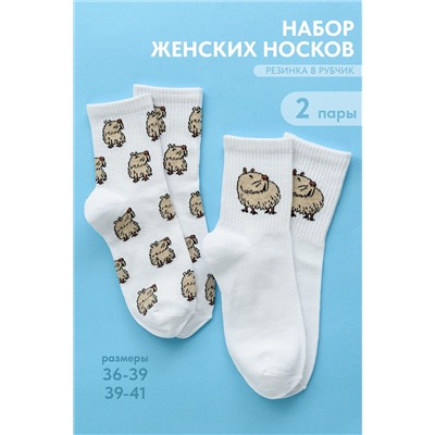 Носки стандарт Капибара бой (набор 2 пары) НАТАЛИ, 1101567