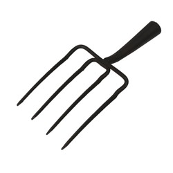 Вилы садово-огородные, 4-рогие, тулейка 40 мм, без черенка, Greengo