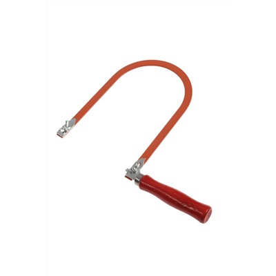 Лобзик ручной ТУНДРА, деревянная рукоятка, пилки 130 мм, высота 200 мм