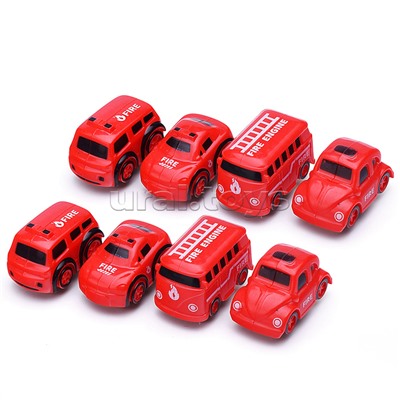 Парковка-трек "Пожарная часть" в коробке