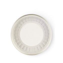 Горшок для цветов с поддоном «Лозанна», 40 л, пластиковый, белый