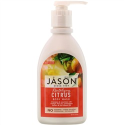 Jason Natural, Гель для душа, бодрящий цитрус, 887 мл (30 жидких унций)