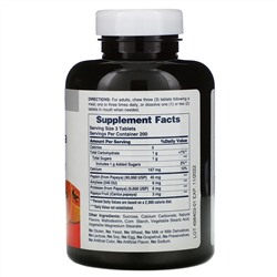 American Health, Оригинальный фермент папайи, 600 жевательных таблеток