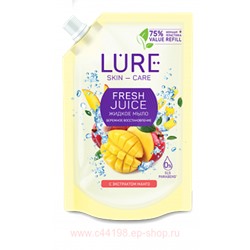 LURE Жидкое Мыло с экстрактом манго Skin-kare дой-пак 380 мл