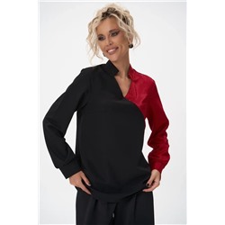 Блузон Кристал (черно-красный)