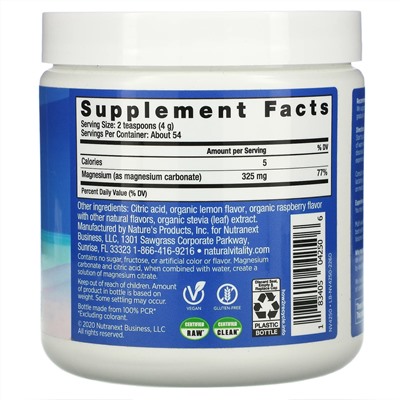 Natural Vitality, Calm, The Anti-Stress Drink Mix, Raspberry-Lemon Flavor, 8 oz (226 g)