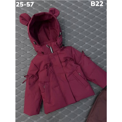 Костюм B22 бордовый
