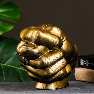 Копилка для денег «Фига», гипс, 16×29 см