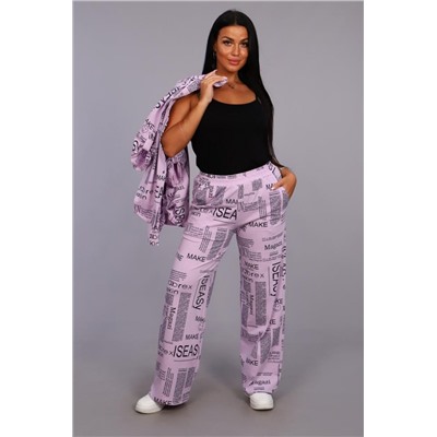 Брюки 36562 (Сиреневый)