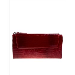 Женское портмоне из искусственной кожи, цвет красный
