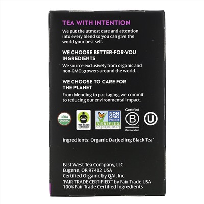 Choice Organic Teas, Black Tea, Organic Darjeeling, 16 Tea Bags, 1.12 oz (32 g)