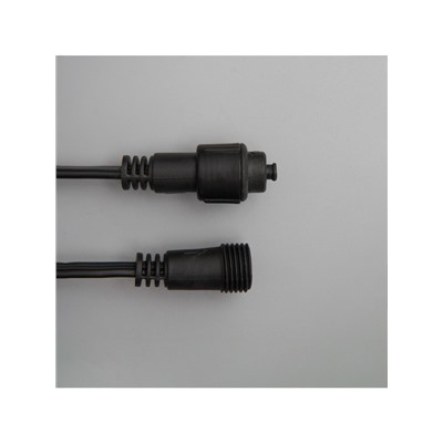 Гирлянда «Занавес» 2×9 м, IP44, УМС, тёмная нить, 1800 LED, свечение синее, 220 В