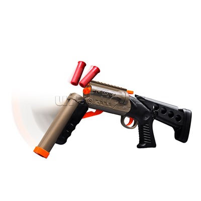 Бластер "Крутая перестрелка" с мягкими пулями, в коробке