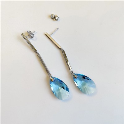Серьги с кристаллами Swarovski