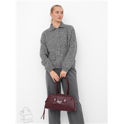 Сумка женская кожаная 9198SP wine red Velina Fabbaino-Safenta