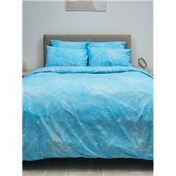 Пододеяльник поплин - Вернисаж, цвет голубой