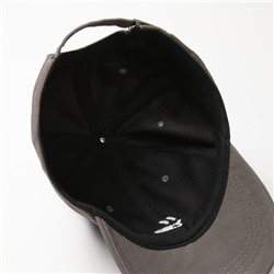 Кепка MINAKU Smile, серый, размер 56-58