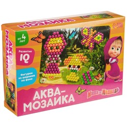 Аквамозаика с декаорациями Маша и Медведь «Прогулка в лесу», уценка