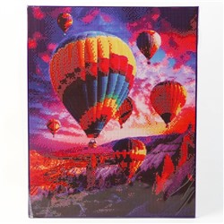 УЦЕНКА Алмазная вышивка полное заполнение «Воздушные шары», на раме, 40×50 см
