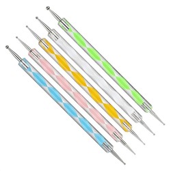 Kristaller Набор цветных дотсов для дизайна ногтей / KR-405, 5 шт. 7356