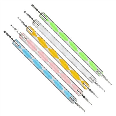 Kristaller Набор цветных дотсов для дизайна ногтей / KR-405, 5 шт. 7356