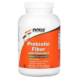 Now Foods, пребиотическая клетчатка с Fibersol-2, 12 г (340 унций)