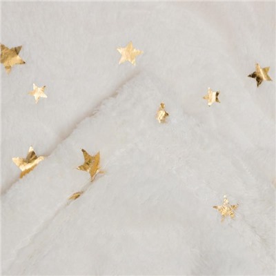 Плед с рукавами «Этель. Золотые звезды», 150×200 см, корал-флис