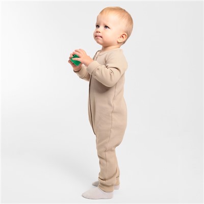 Комбинезон детский MINAKU, рост 86-92 см, бежевый