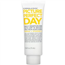 Formula 10.0.6, Picture Perfect Day, Daily Moisturizer with SPF 15 Broad Spectrum Sunscreen, 2.54 fl oz (75 ml)