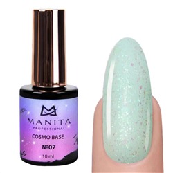 MANITA База для ногтей камуфлирующая с блестками №07 / Cosmo Base, 10 мл 23274