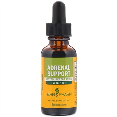 Herb Pharm, Adrenal Support (поддержка надпочечников), 1 жидкая унция (30 мл)