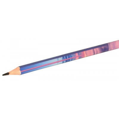 Карандаш пластиковый "Облака" трехгранный с ластиком НВ LXLPWF-HC1 LOREX
