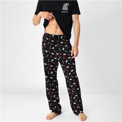 Пижама мужская KAFTAN ho ho ho, размер 56