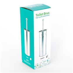 Ёршик для унитаза с подставкой «Звёзды», 9×10×40 см, хром