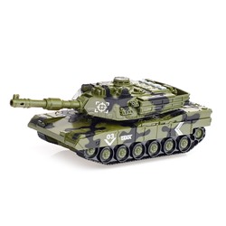 Танк "Боевой" 1:16 (свет, звук) в коробке