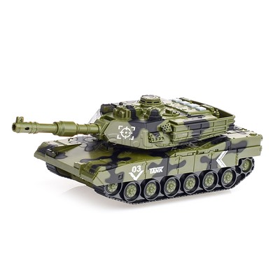 Танк "Боевой" 1:16 (свет, звук) в коробке