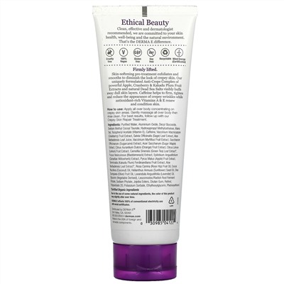 Derma E, Crepey Skin Pre-Treatment Exfoliating Scrub, 6 oz (170 g)