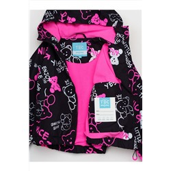 Куртка текстильная с полиуретановым покрытием для девочек (ветровка) PLAYTODAY, 1231511