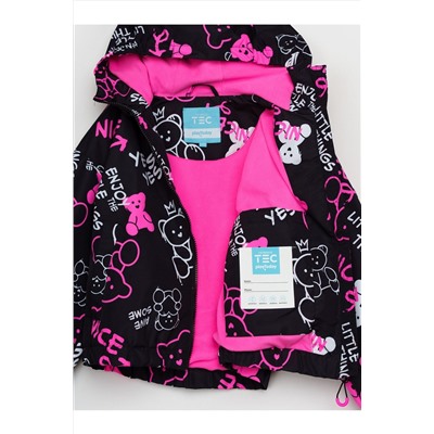 Куртка текстильная с полиуретановым покрытием для девочек (ветровка) PLAYTODAY, 1231511