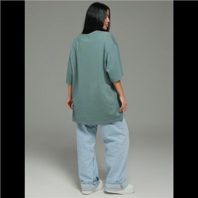 Футболка Амина (Зелёный матрёшка)