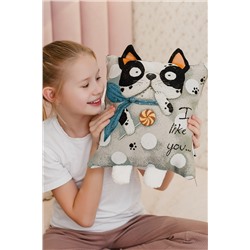 Наволочка декоративная декоративная Бульдог 32*32 НАТАЛИ, 1092527