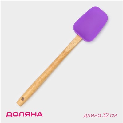 Лопатка Доляна «Бамбук», 32 см, МИКС