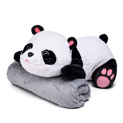 Мягкая игрушка "Медведь" с пледом (110х160)