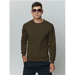 Лонгслив мужской футер двухнитка, Арт. 810 (Хаки)