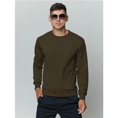 Лонгслив мужской футер двухнитка, Арт. 810 (Хаки)