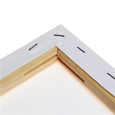 Холст на подрамнике Calligrata, хлопок 100%, 1.6×40×40 см, акриловый грунт, среднезернистый 380 г/м²