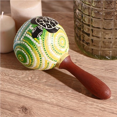 Сувенирный музыкальный инструмент «Маракас» 11×22×11 см МИКС цветов